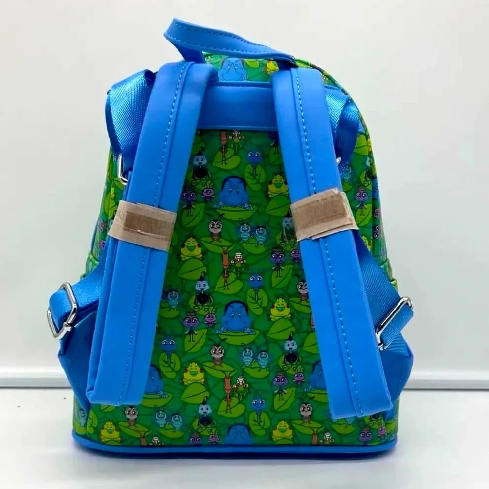 LOUNGEFLY DISNEY PIXAR A BUG'S LIFE - COLLAGE MINI BACKPACK NWT
